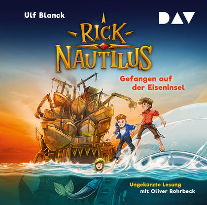 Buchcover von 'Rick Nautilus – Teil 2: Gefangen auf der Eiseninsel' - Hörbuch (CD) von Ulf Blanck