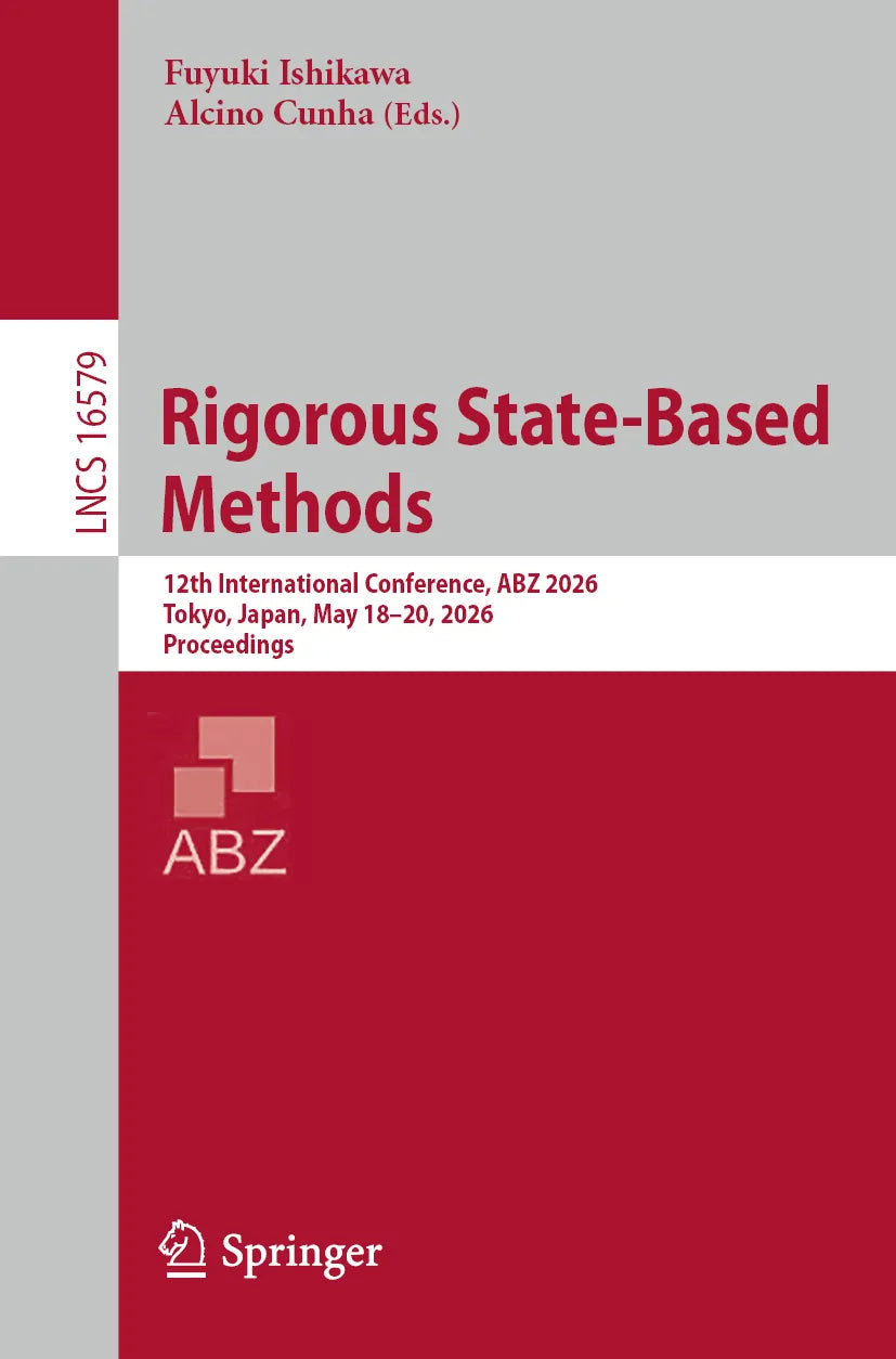 Cover: Rigorous State-Based Methods (E-Book) von Fuyuki Ishikawa