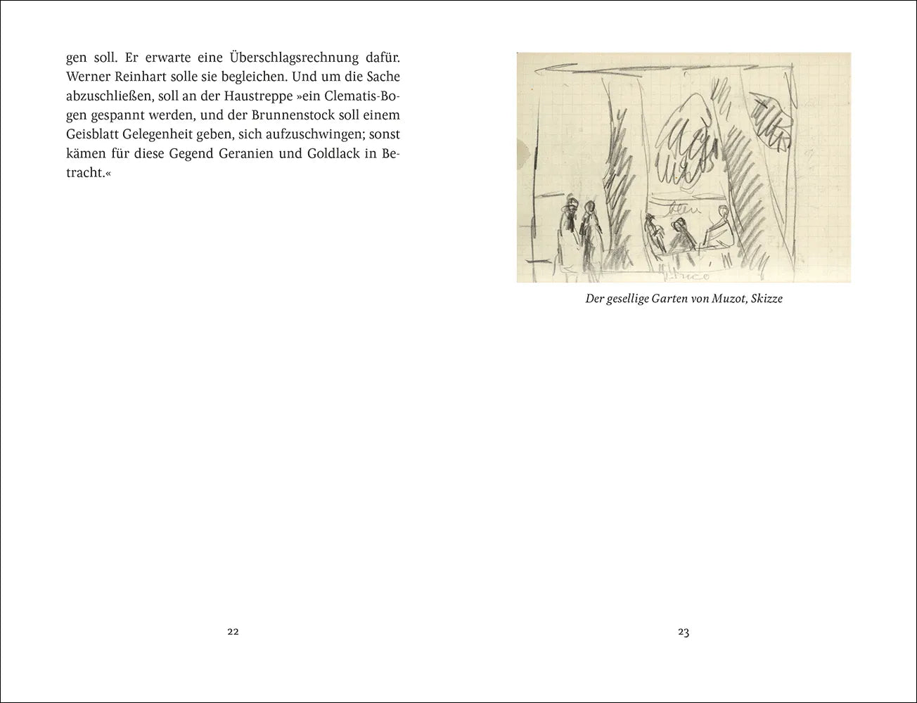 Detailansicht: Rilke als Gärtner (Hardcover)