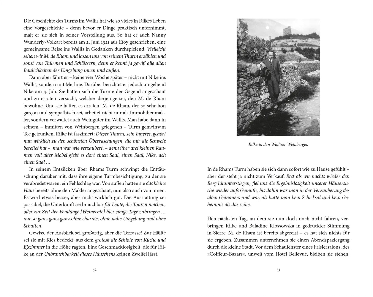 Detailansicht: Rilke in der Schweiz (Hardcover)