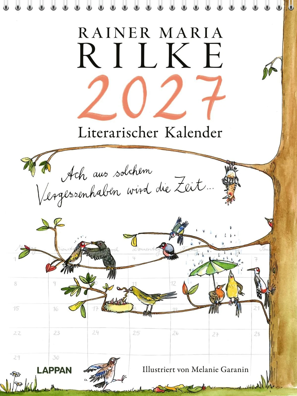 Wandkalender: Rilke-Kalender 2027 – Wandkalender