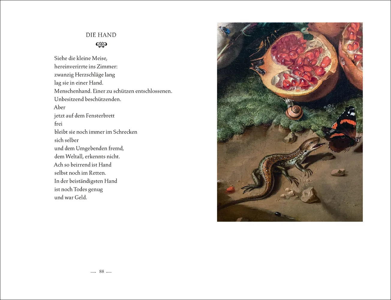 Detailansicht: Rilkes Tiere (Hardcover)