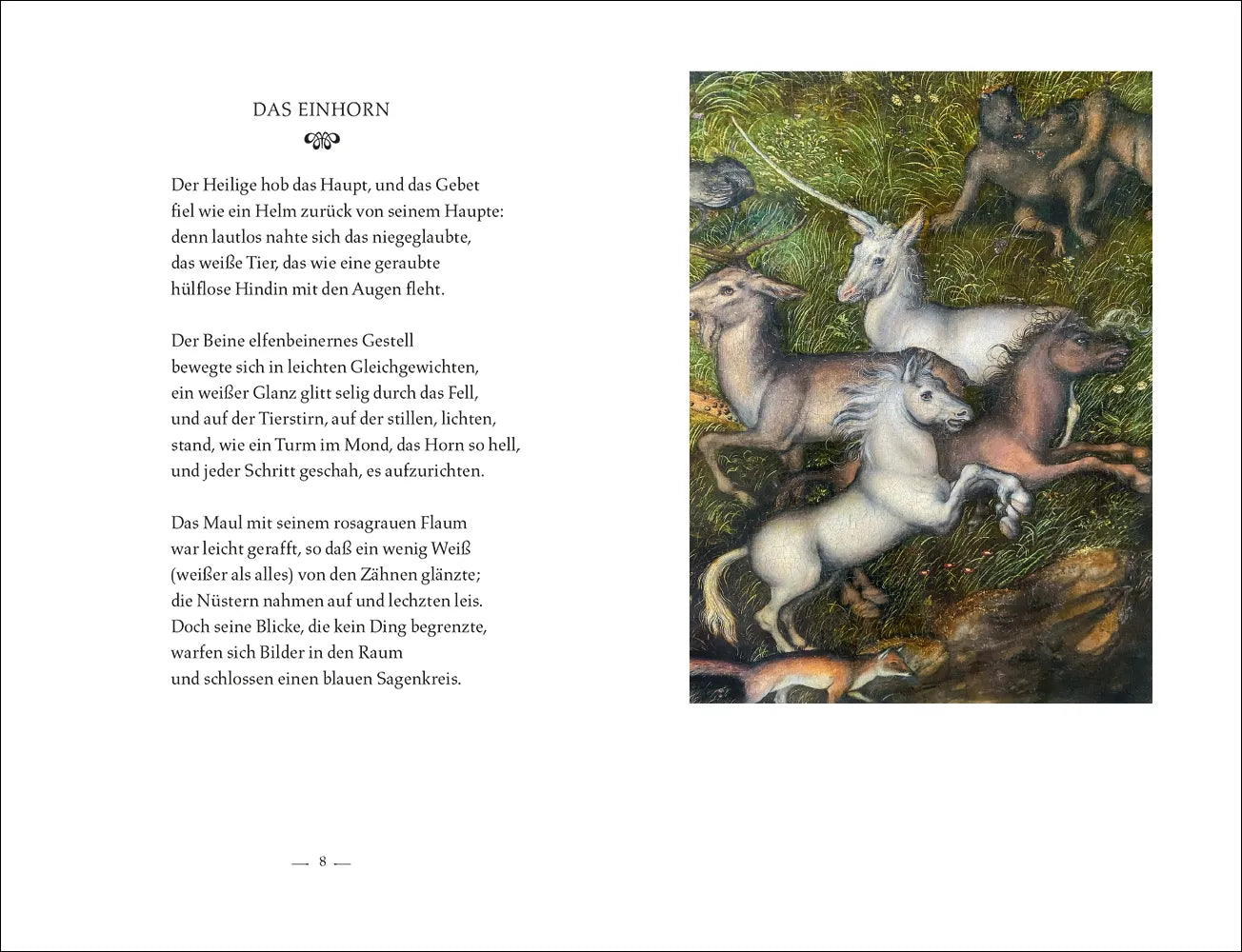 Detailansicht: Rilkes Tiere (Hardcover)