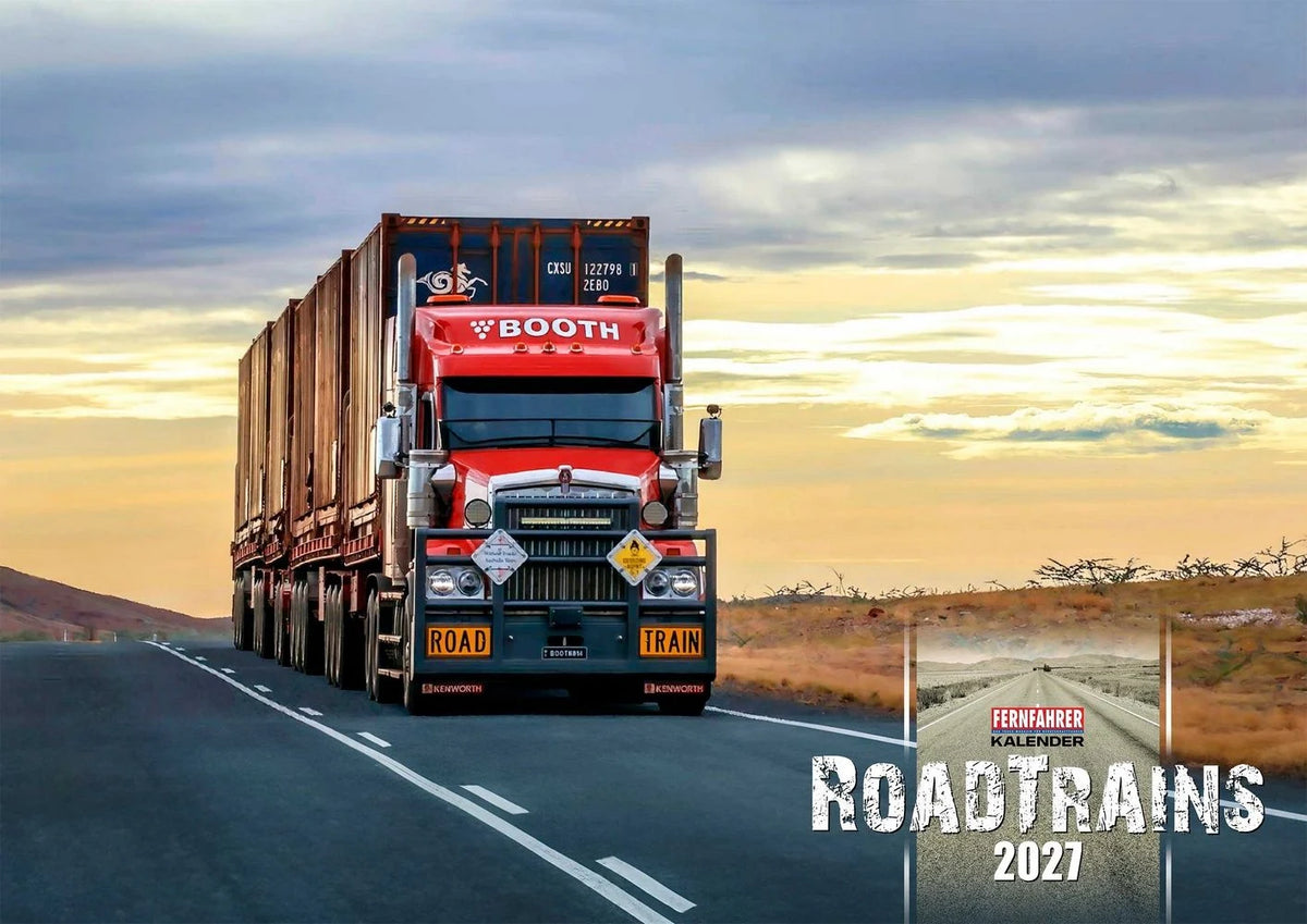 Wandkalender: Roadtrains Kalender 2027
