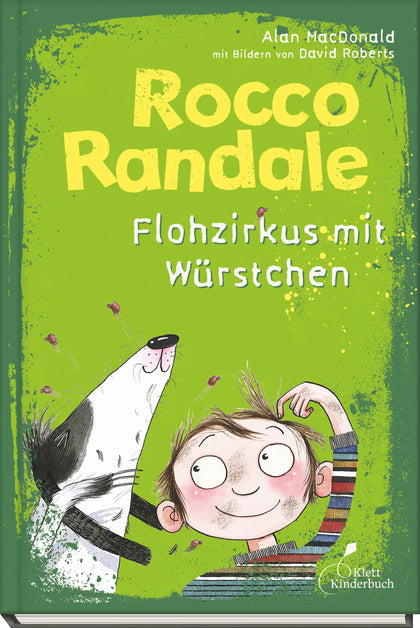 Buchcover von 'Rocco Randale 02 - Flohzirkus mit Würstchen' - Gebundene Ausgabe von Alan MacDonald
