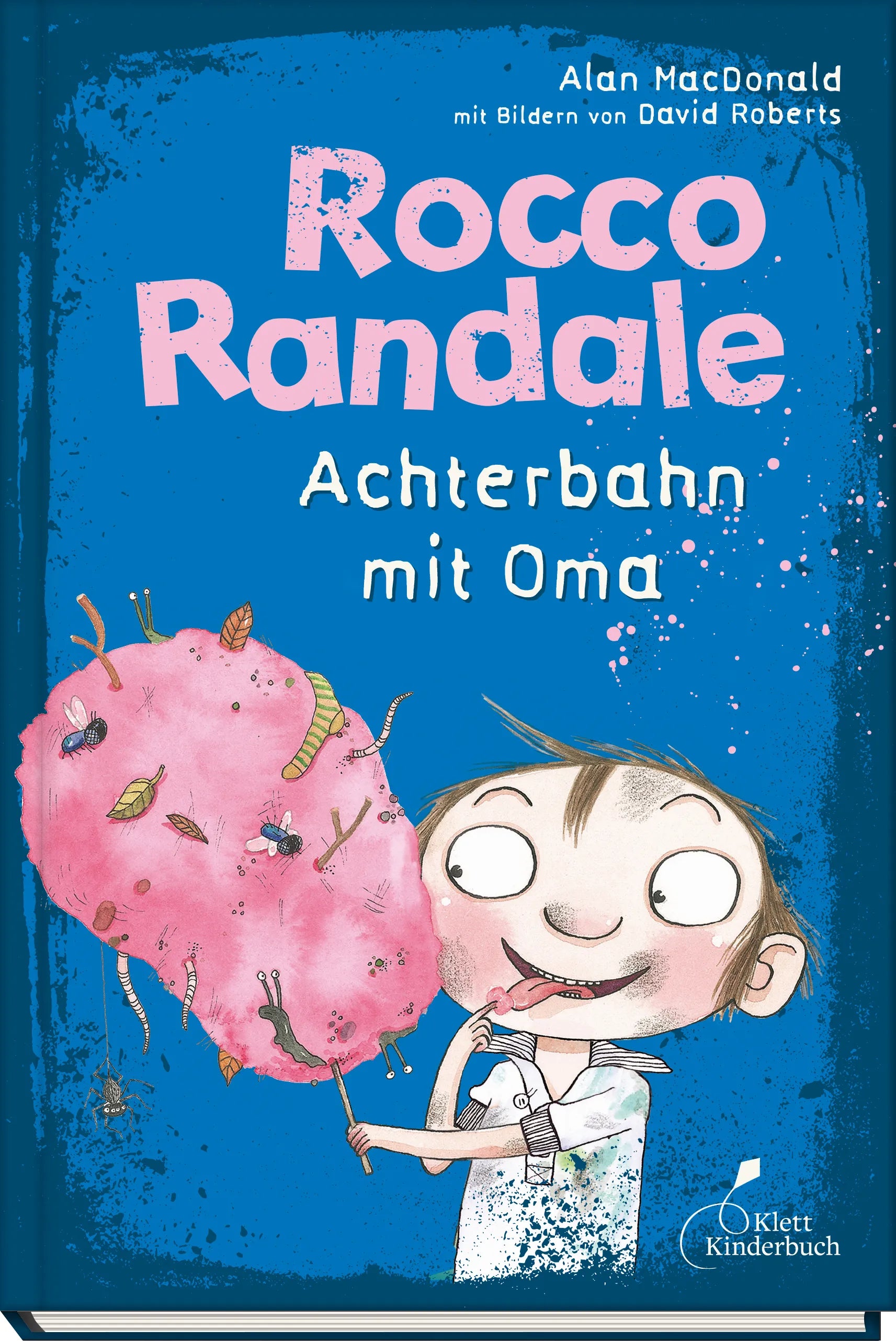 Buchcover von 'Rocco Randale 05 - Achterbahn mit Oma' - Gebundene Ausgabe von Alan MacDonald