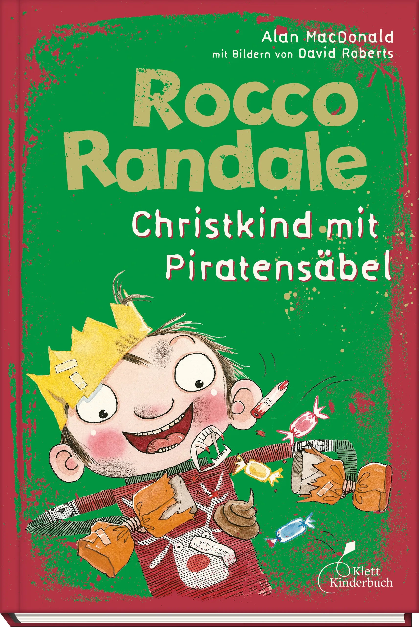 Buchcover von 'Rocco Randale 06 - Christkind mit Piratensäbel' - Gebundene Ausgabe von Alan MacDonald