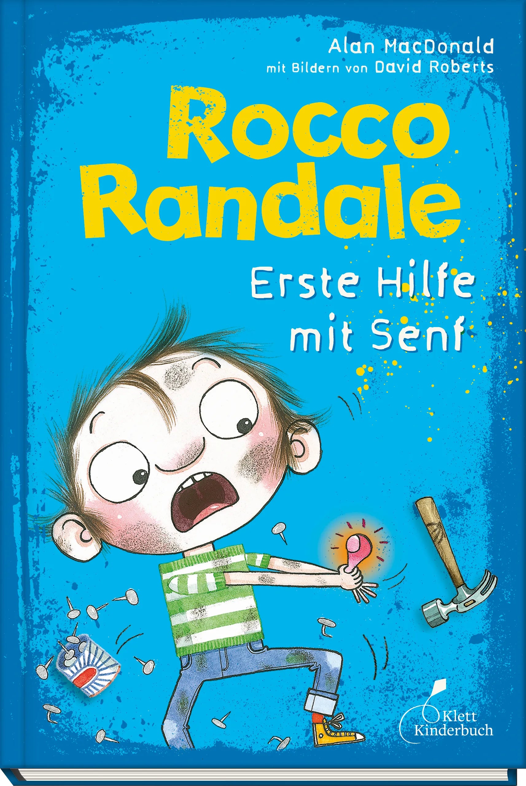 Buchcover von 'Rocco Randale 09 - Erste Hilfe mit Senf' - Gebundene Ausgabe von Alan MacDonald