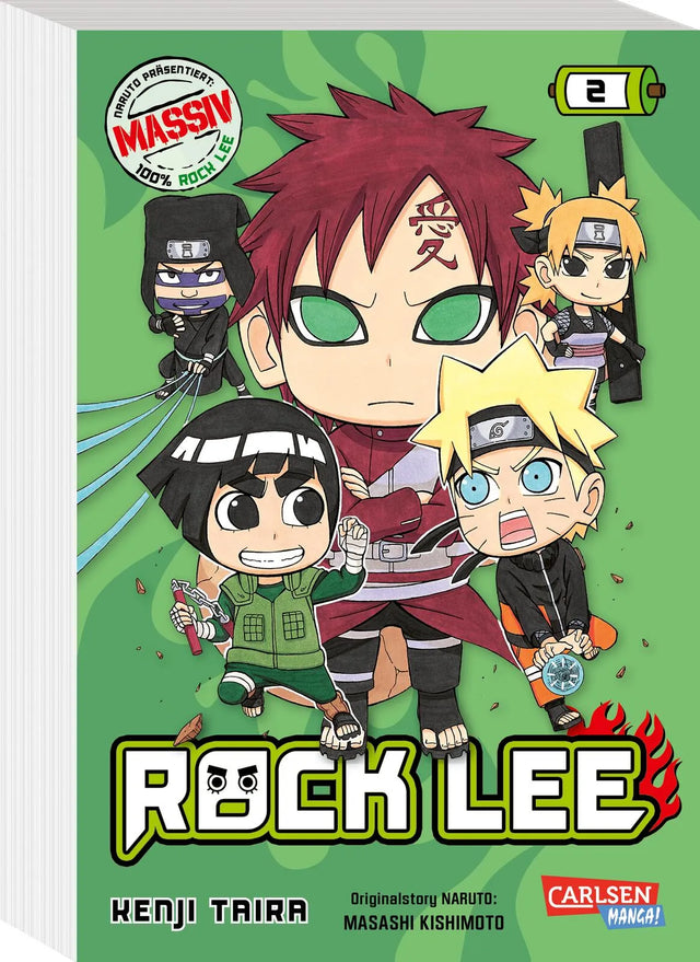 Buchcover von 'Rock Lee Massiv 2' - Taschenbuch von Masashi Kishimoto