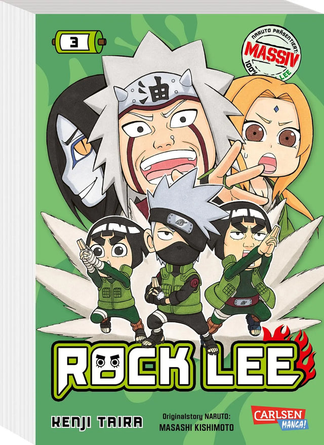 Buchcover von 'Rock Lee Massiv 3' - Taschenbuch von Masashi Kishimoto