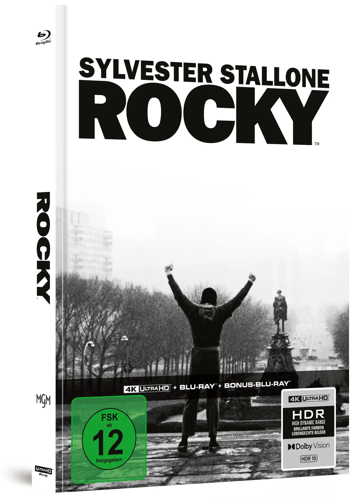 Produktansicht 1 von Rocky - Limitiertes 3-Disc Mediabook Cover A – 4K UHD Blu-ray