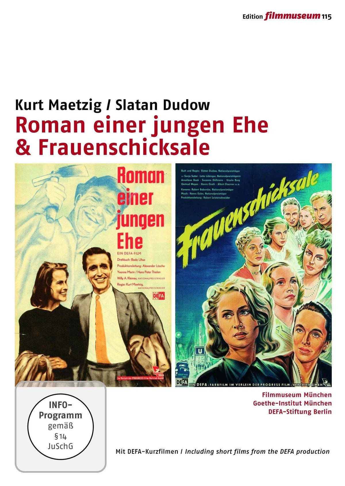 Roman einer jungen Ehe & Frauenschicksale - DVD
