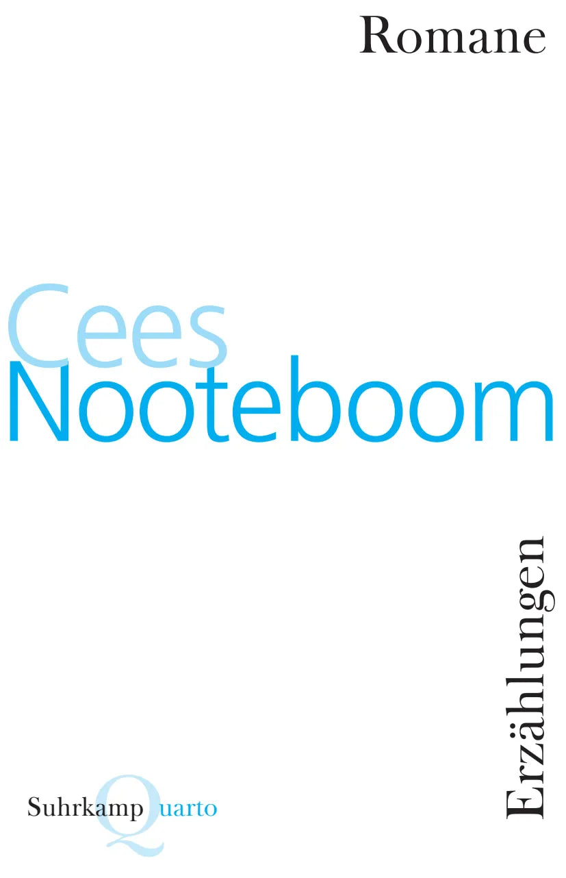 Buchcover von 'Romane und Erzählungen' - Taschenbuch von Cees Nooteboom