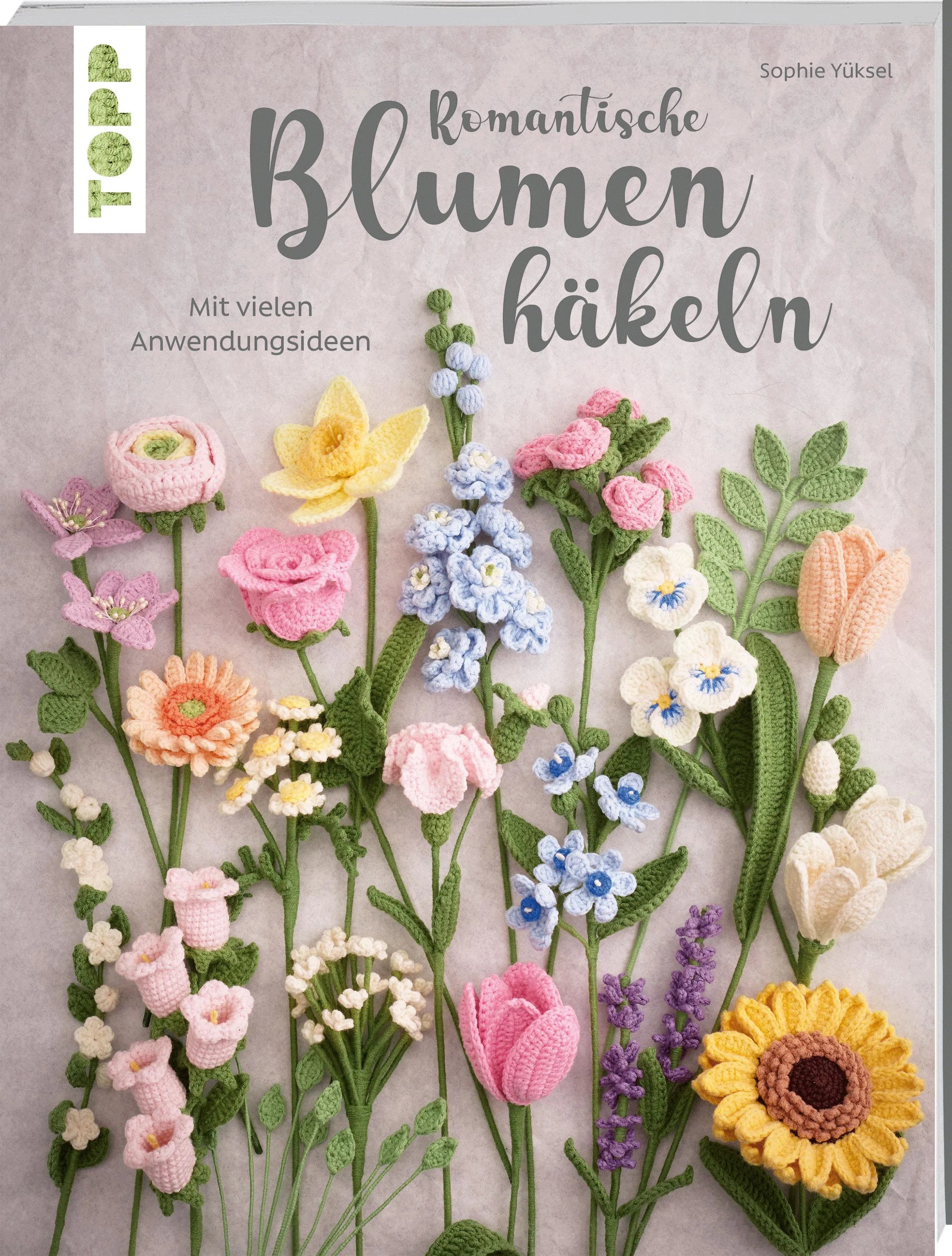 Cover: Romantische Blumen häkeln (Taschenbuch) von Sophie Yüksel
