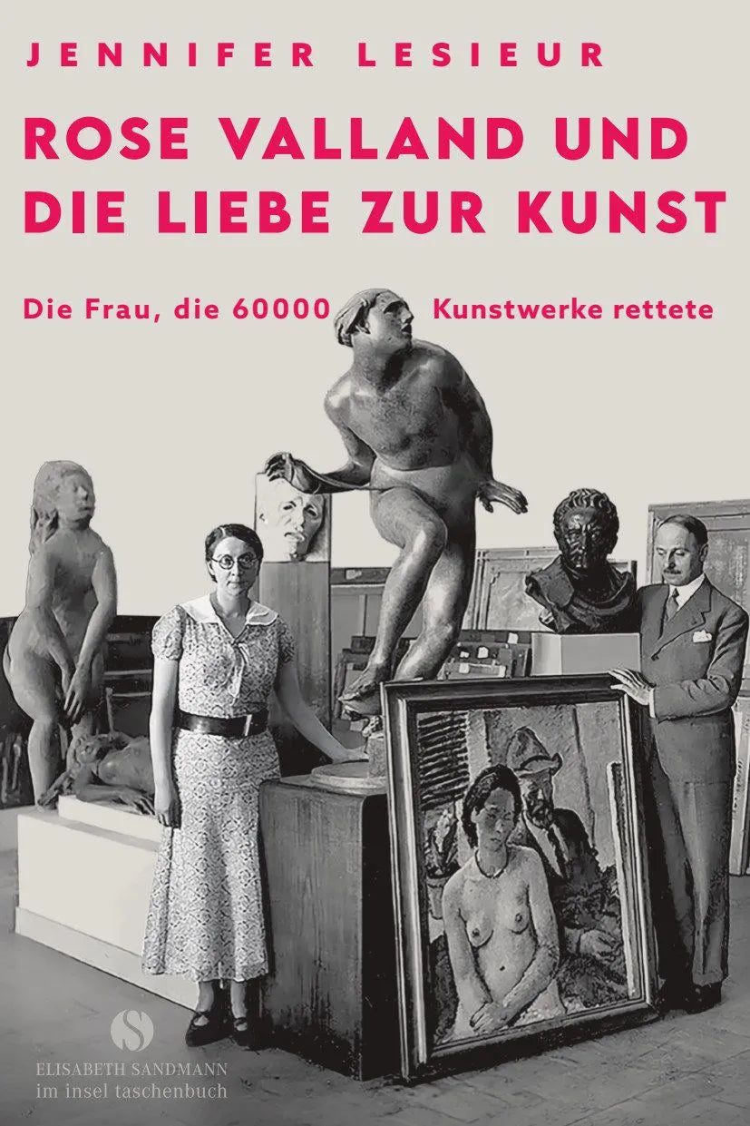 Cover: Rose Valland und die Liebe zur Kunst (Taschenbuch) von Jennifer Lesieur