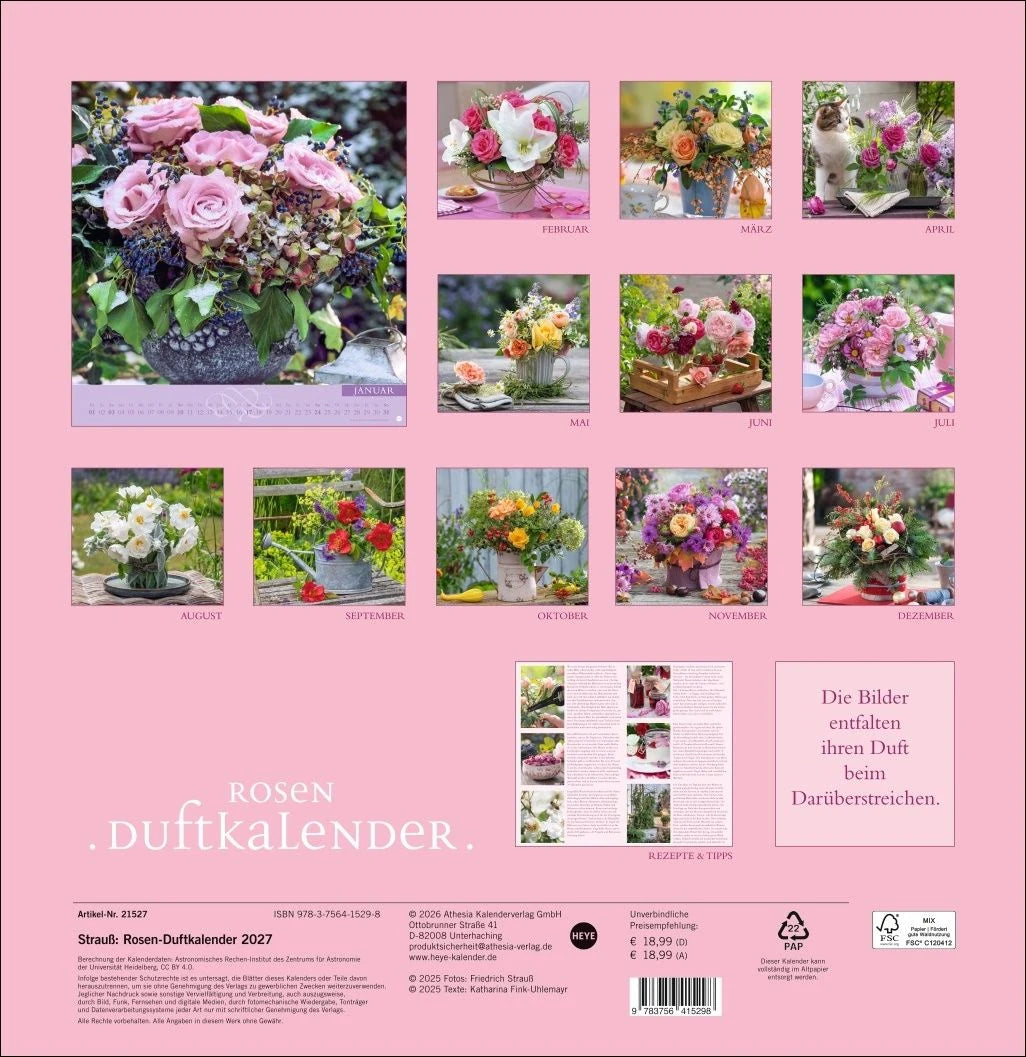 Rosenduftkalender 2027 – Ansicht