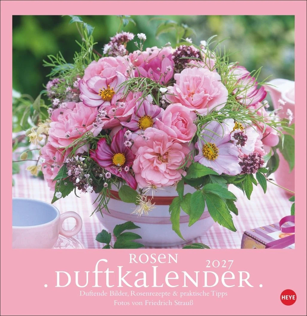 Wandkalender: Rosenduftkalender 2027