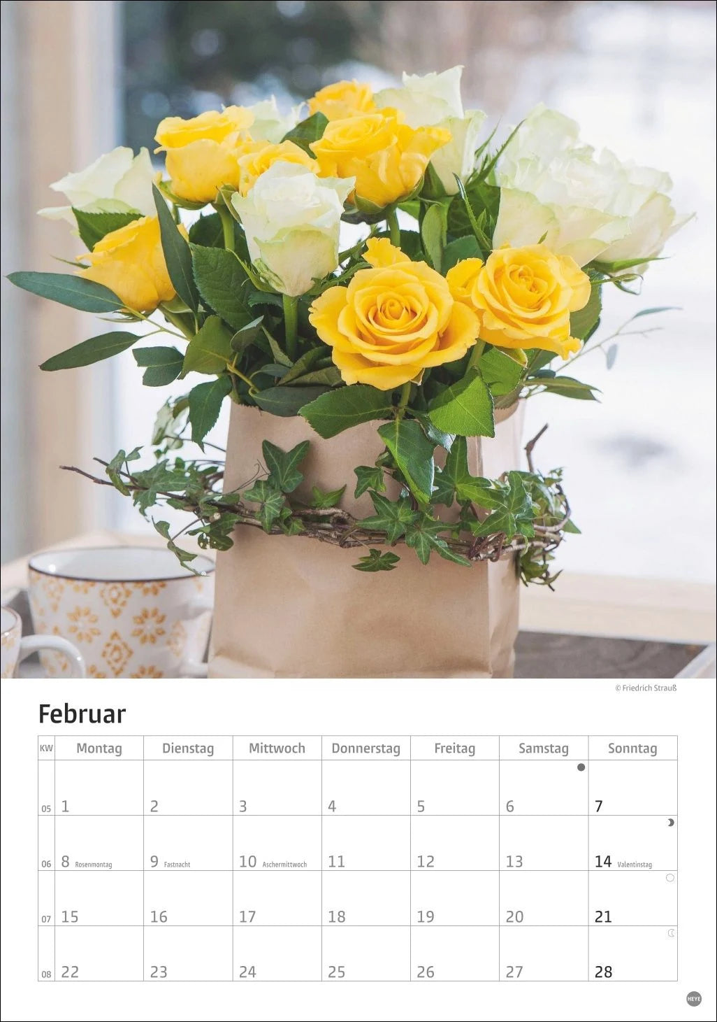 Rosenpracht Kalender 2027 – Ansicht