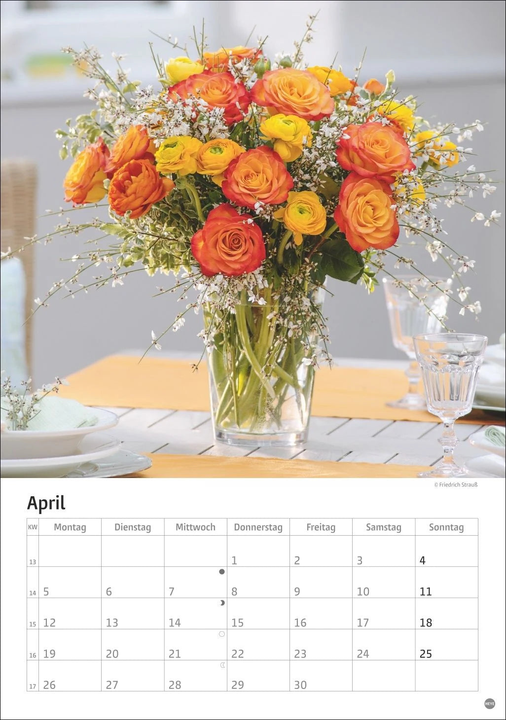 Rosenpracht Kalender 2027 – Ansicht