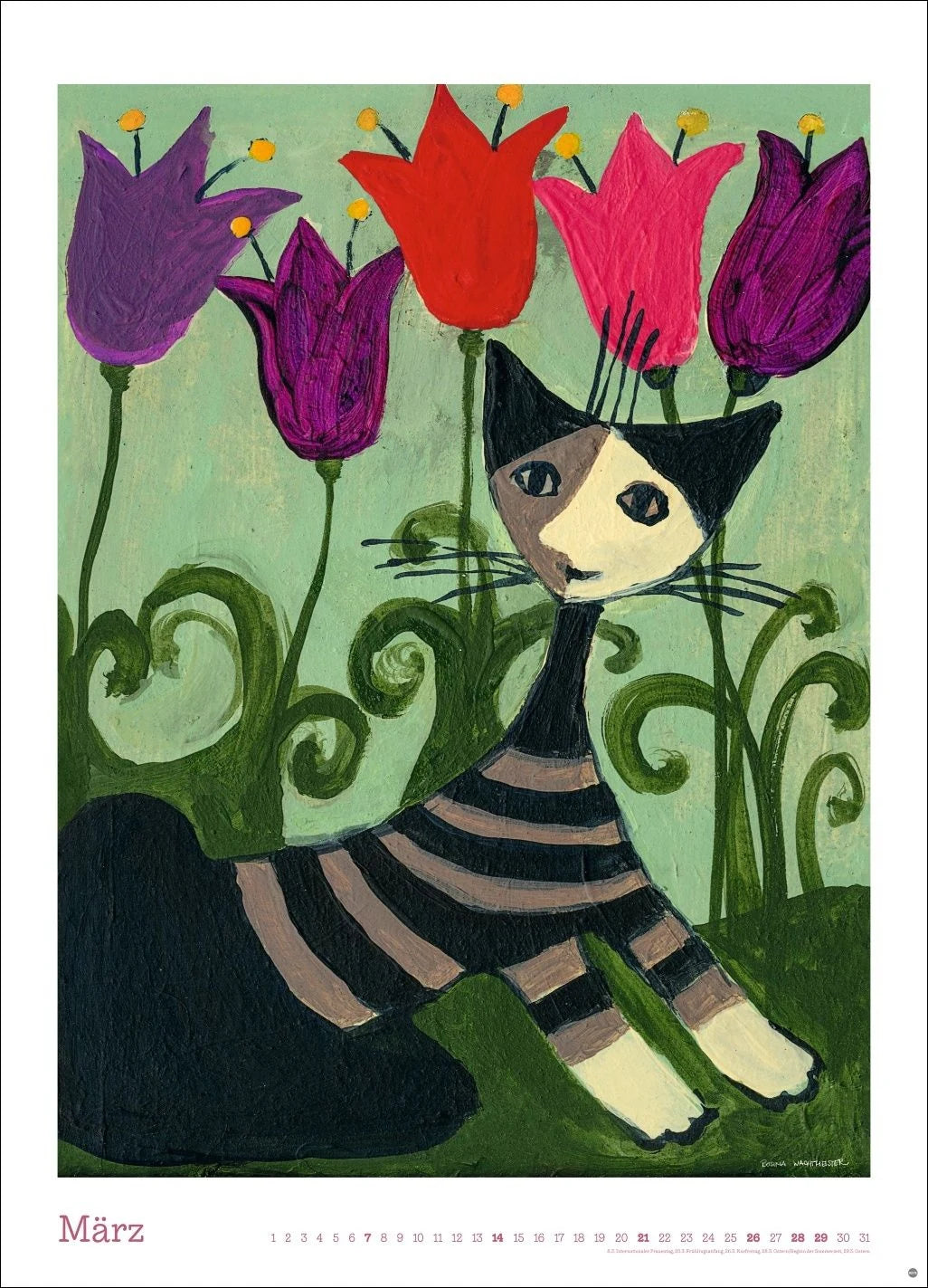 Rosina Wachtmeister Edition Kalender 2027 – Ansicht