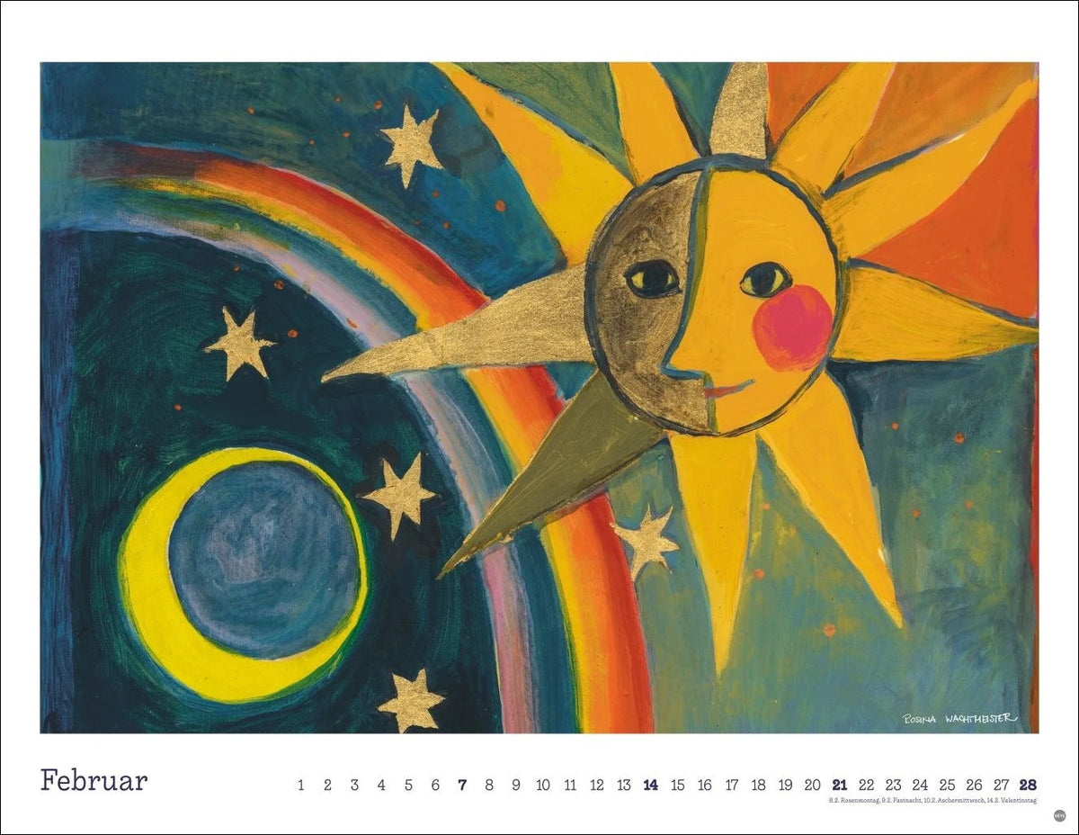 Rosina Wachtmeister Posterkalender 2027 – Ansicht