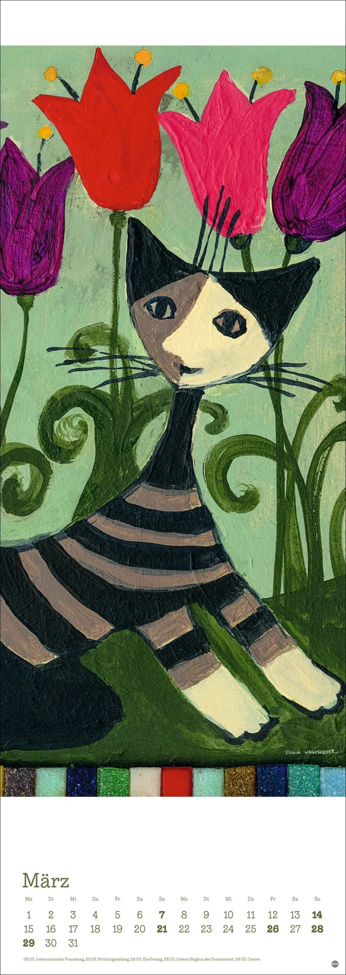 Rosina Wachtmeister Vertical Kalender 2027 – Ansicht