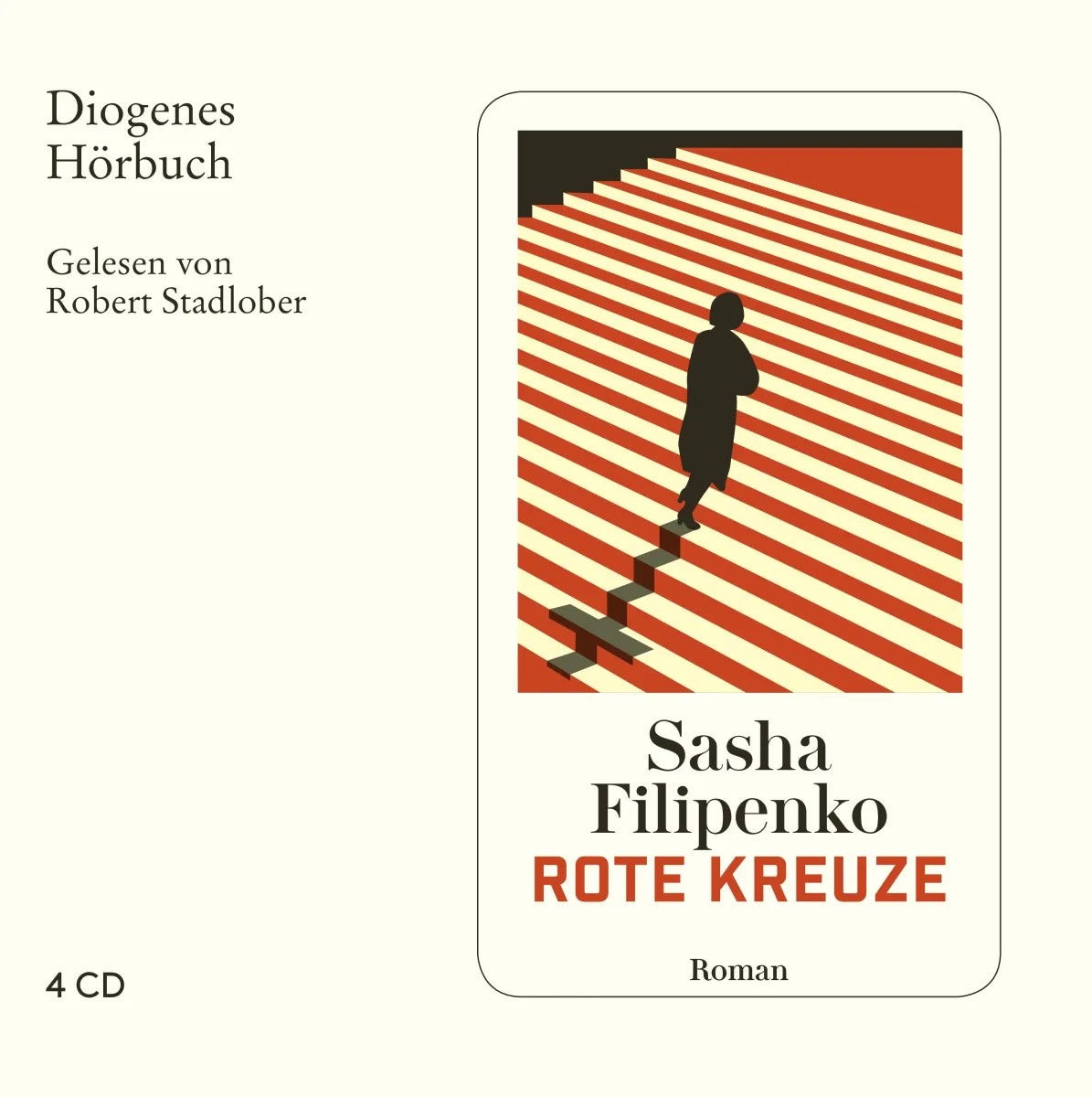 Buchcover von 'Rote Kreuze' - Hörbuch (CD) von Sasha Filipenko