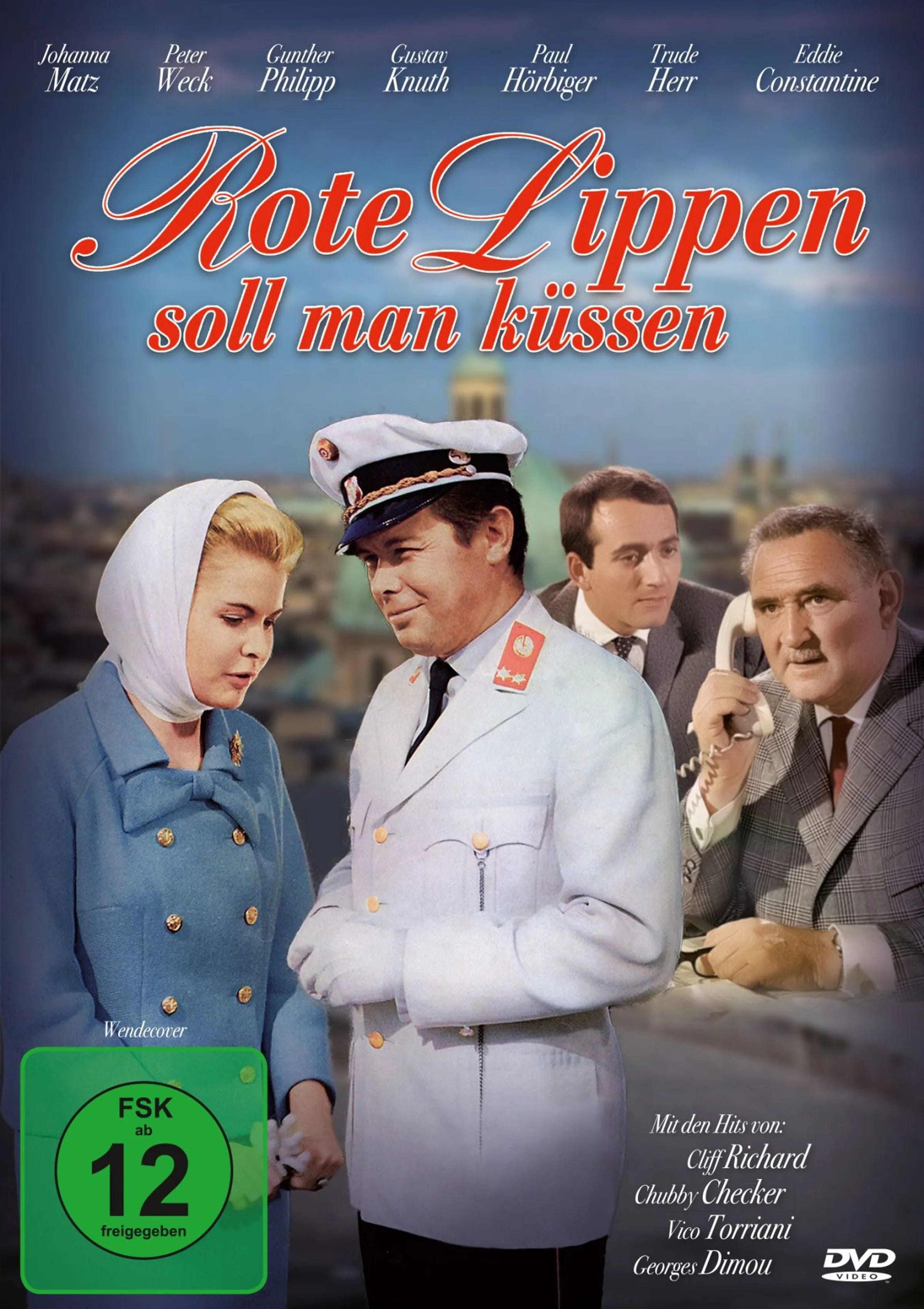 DVD-Cover: Rote Lippen soll man küssen (Die ganze Welt ist. Regie: Franz Antel