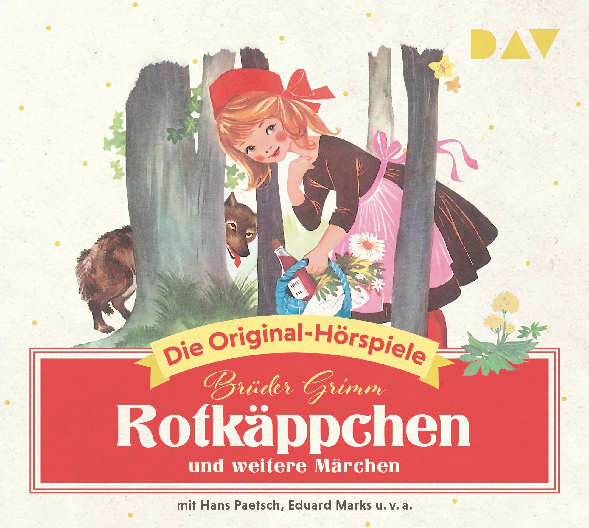 Buchcover von 'Rotkäppchen und weitere Märchen' - Hörbuch (CD) von Jacob Grimm
