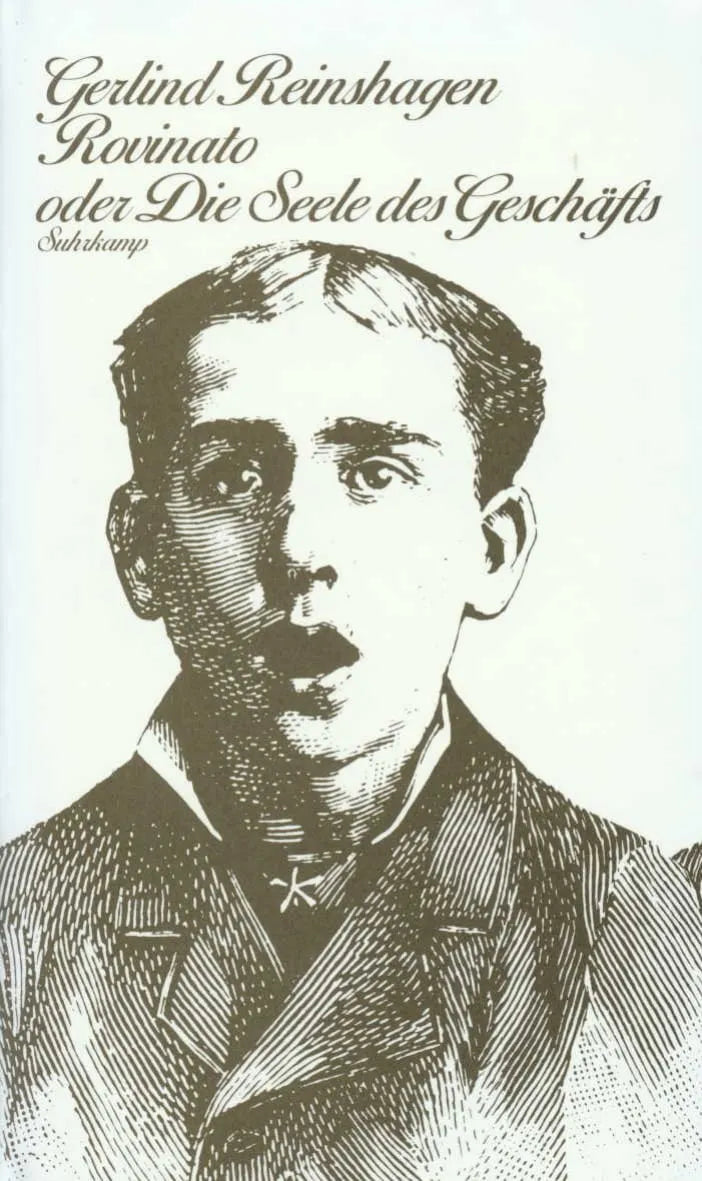 Buchcover von 'Rovinato oder Die Seele des Geschäfts' - Gebundene Ausgabe von Gerlind Reinshagen
