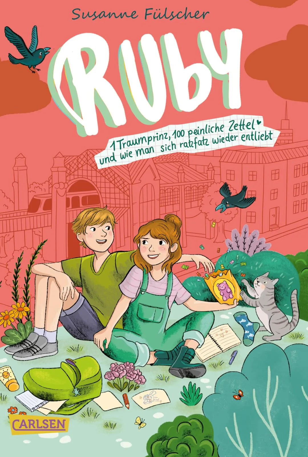 Buchcover von 'Ruby 3: 1 Traumprinz, 100 peinliche Zettel und wie man sich ratzfatz wieder entliebt' - Gebundene Ausgabe von Susanne Fülscher