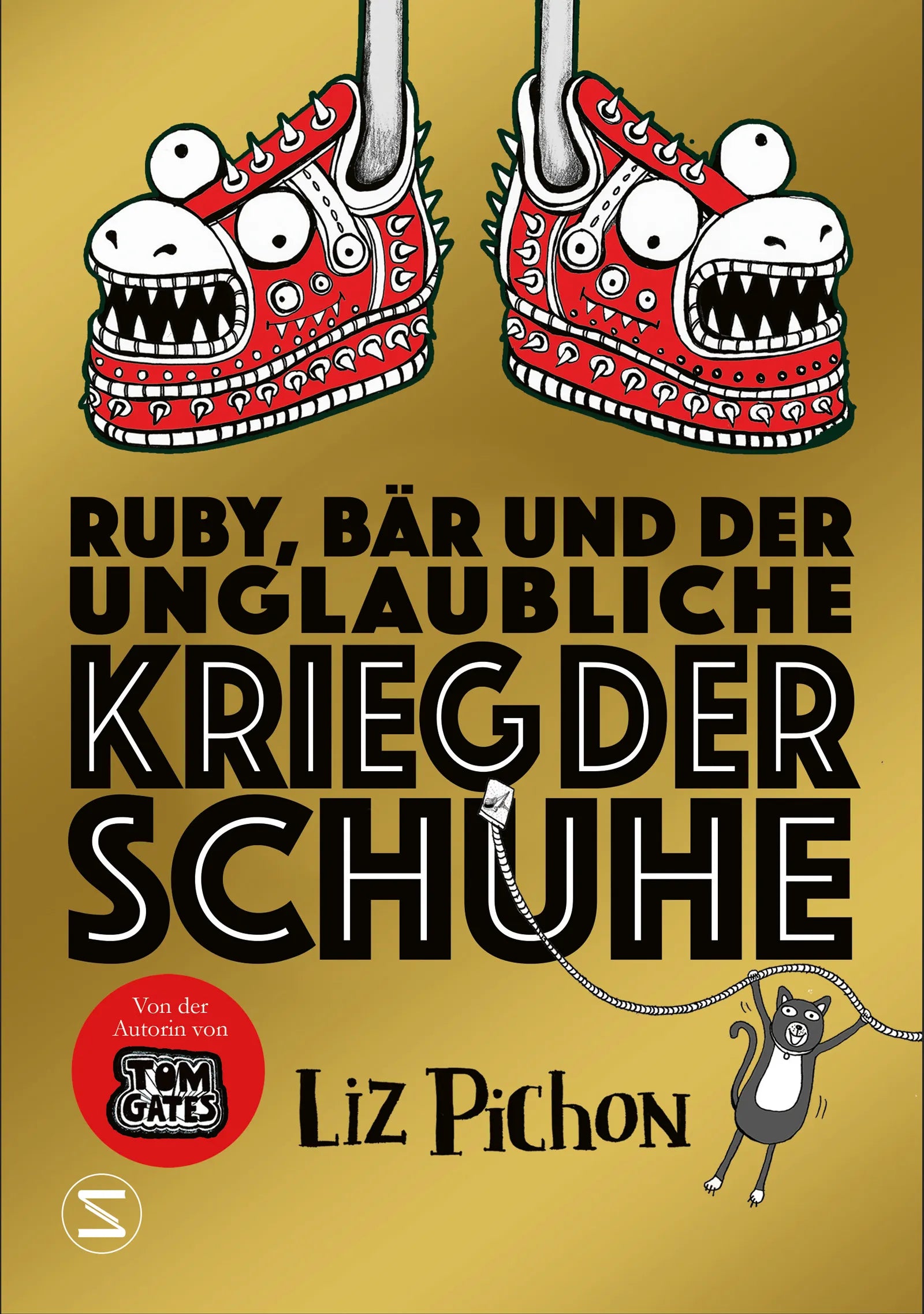 Buchcover von 'Ruby, Bär und der unglaubliche Krieg der Schuhe' - Gebundene Ausgabe von Liz Pichon