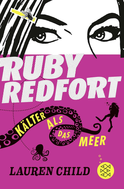 Buchcover von 'Ruby Redfort – Kälter als das Meer' - Taschenbuch von Lauren Child