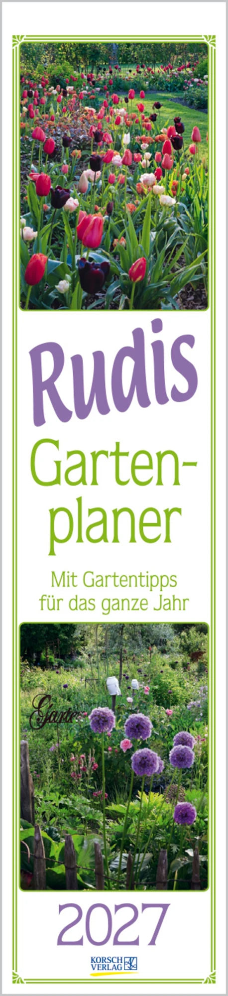 Wandkalender: Rudis Gartenplaner 2027