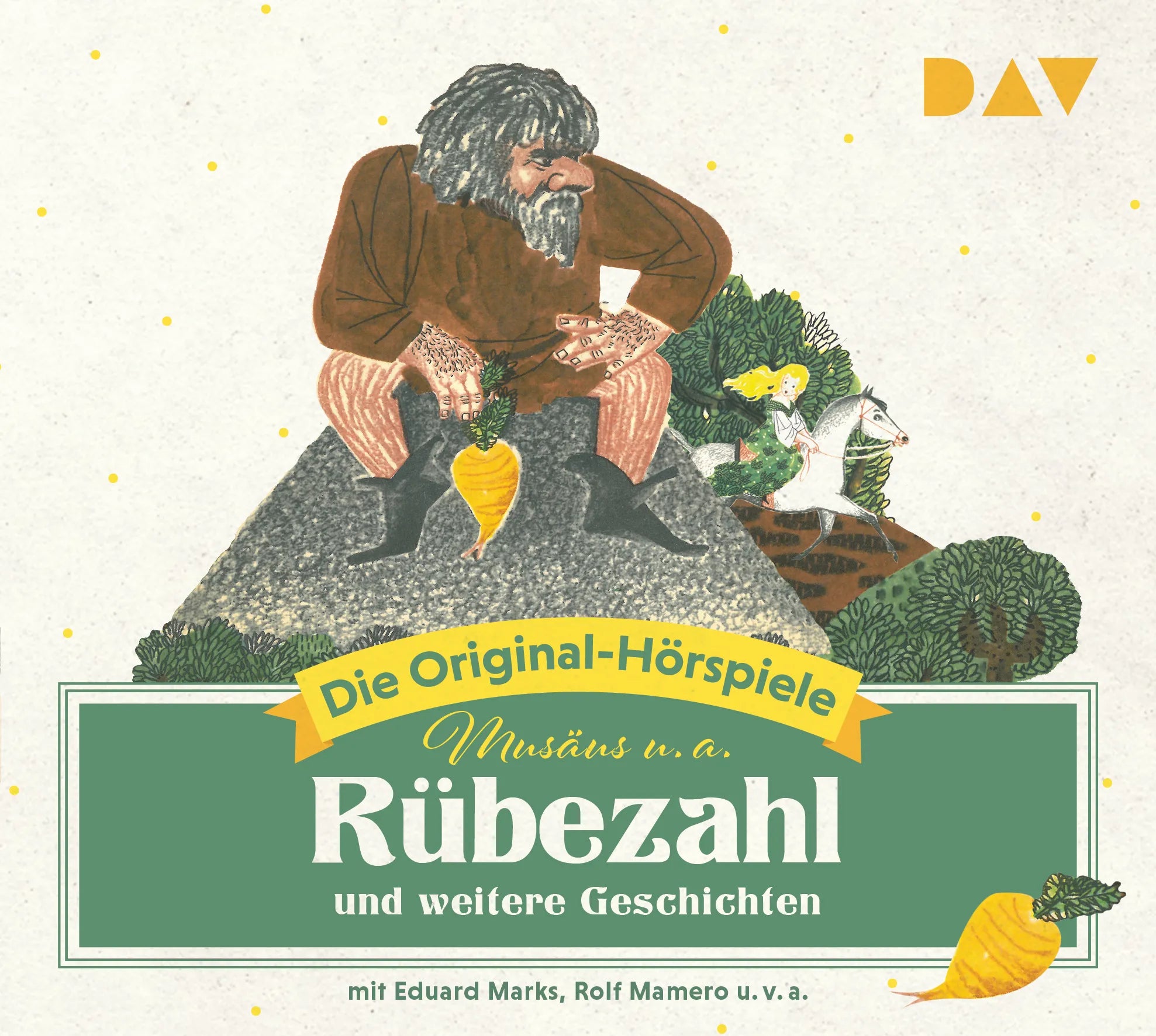 Buchcover von 'Rübezahl und weitere Geschichten' - Hörbuch (CD) von Johann Karl August Musäus
