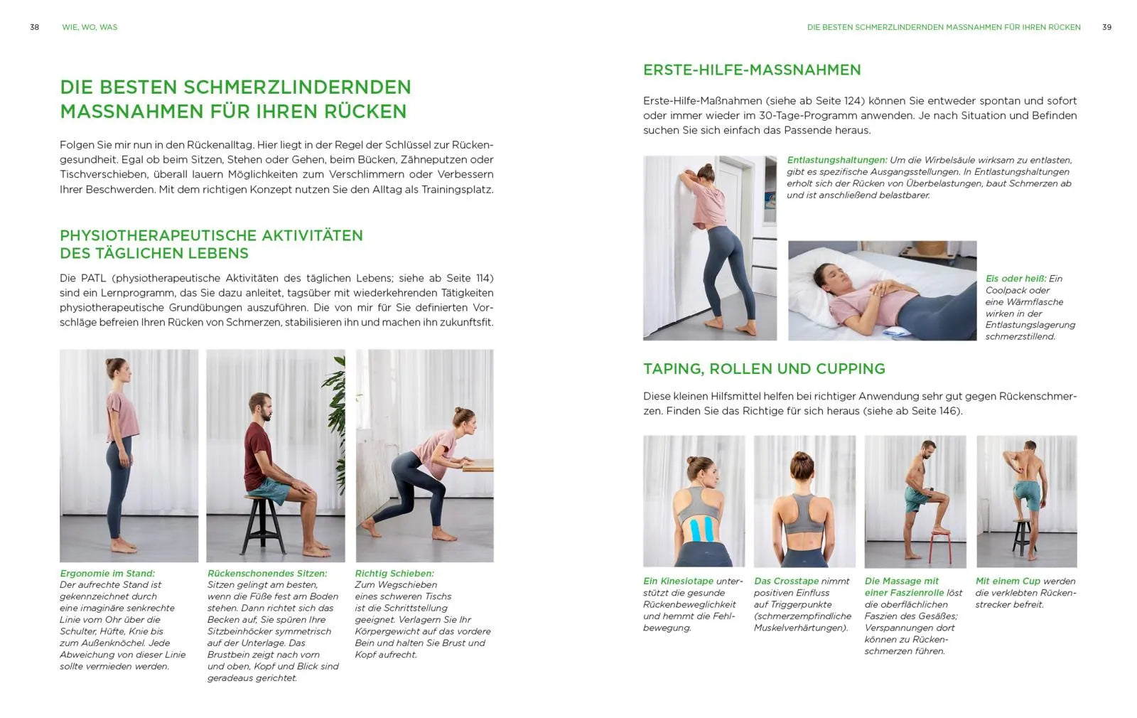 Innenansicht von 'Rücken – schmerzfrei in 30 Tagen' - Taschenbuch
