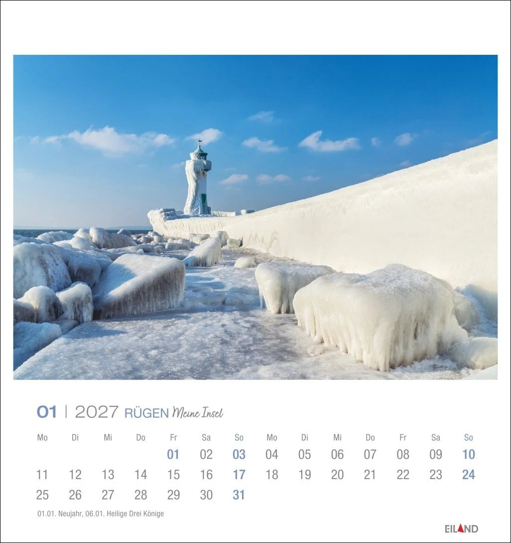 Rügen Postkartenkalender 2027 - Meine Insel – Ansicht