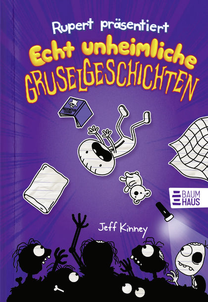 Buchcover von 'Rupert präsentiert: Echt unheimliche Gruselgeschichten' - Gebundene Ausgabe von Jeff Kinney
