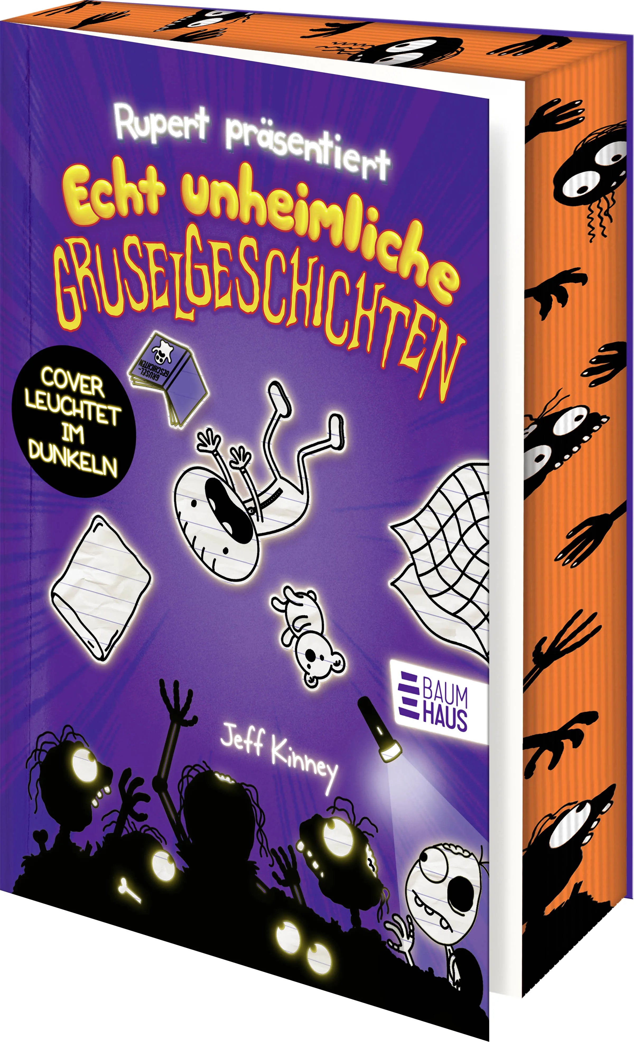 Buchcover von 'Rupert präsentiert: Echt unheimliche Gruselgeschichten' - Paperback von Jeff Kinney