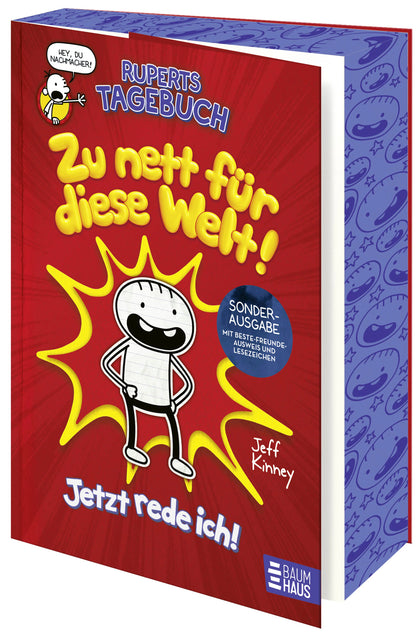 Buchcover von 'Ruperts Tagebuch - Zu nett für diese Welt! Jetzt rede ich!' - Paperback von Jeff Kinney