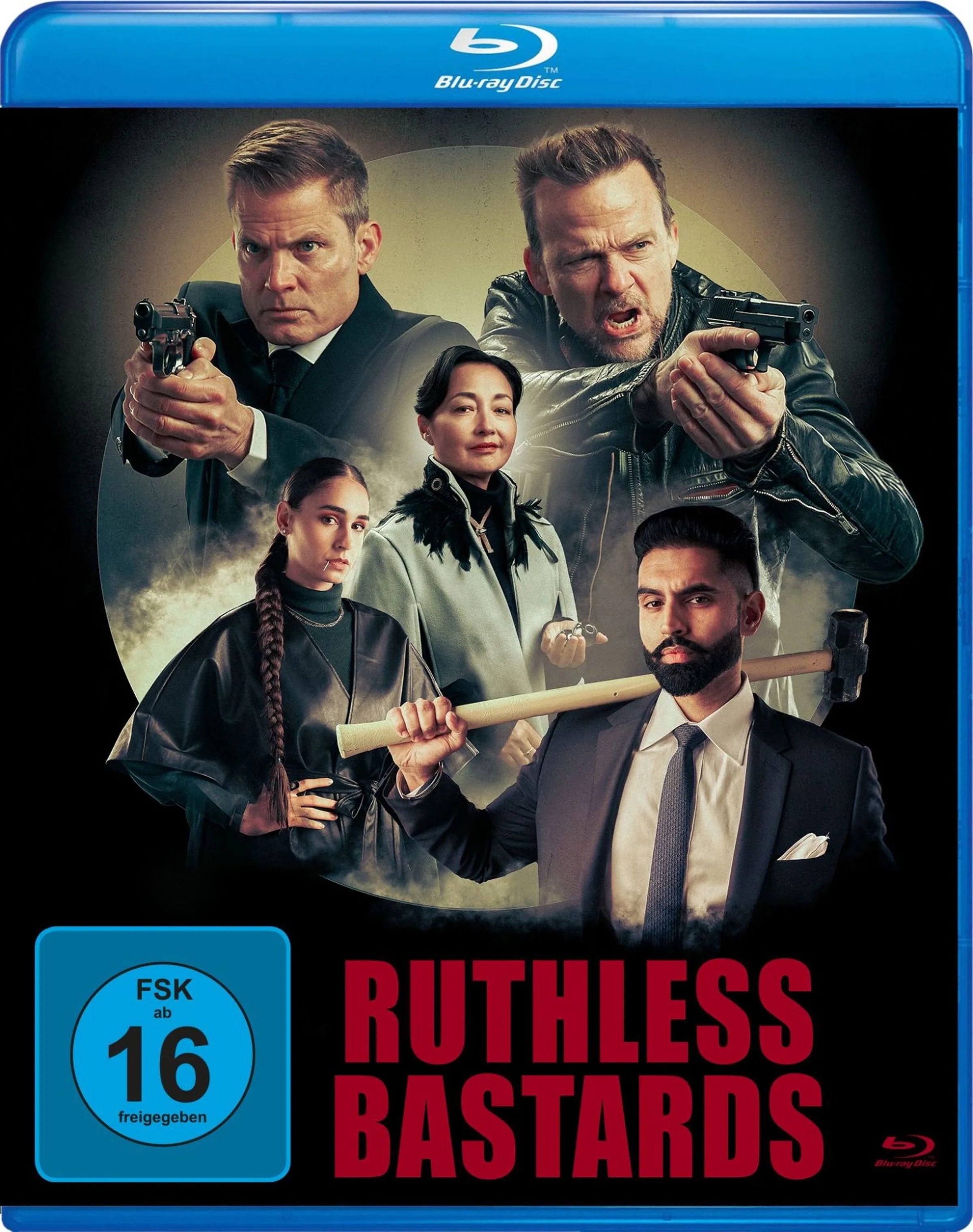 Blu-ray-Cover: Ruthless Bastards. Regie: Bruce Fontaine