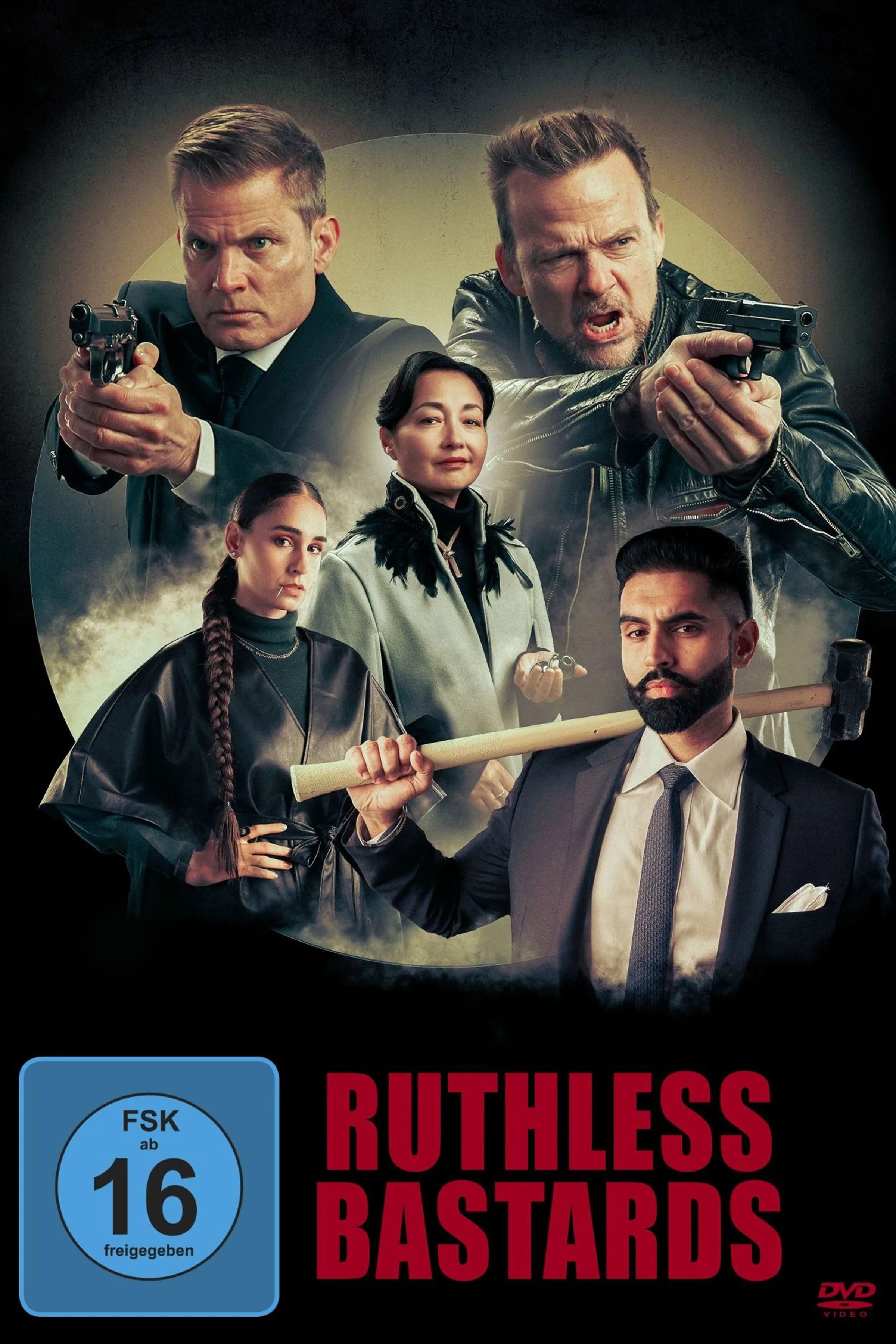 DVD-Cover: Ruthless Bastards. Regie: Bruce Fontaine