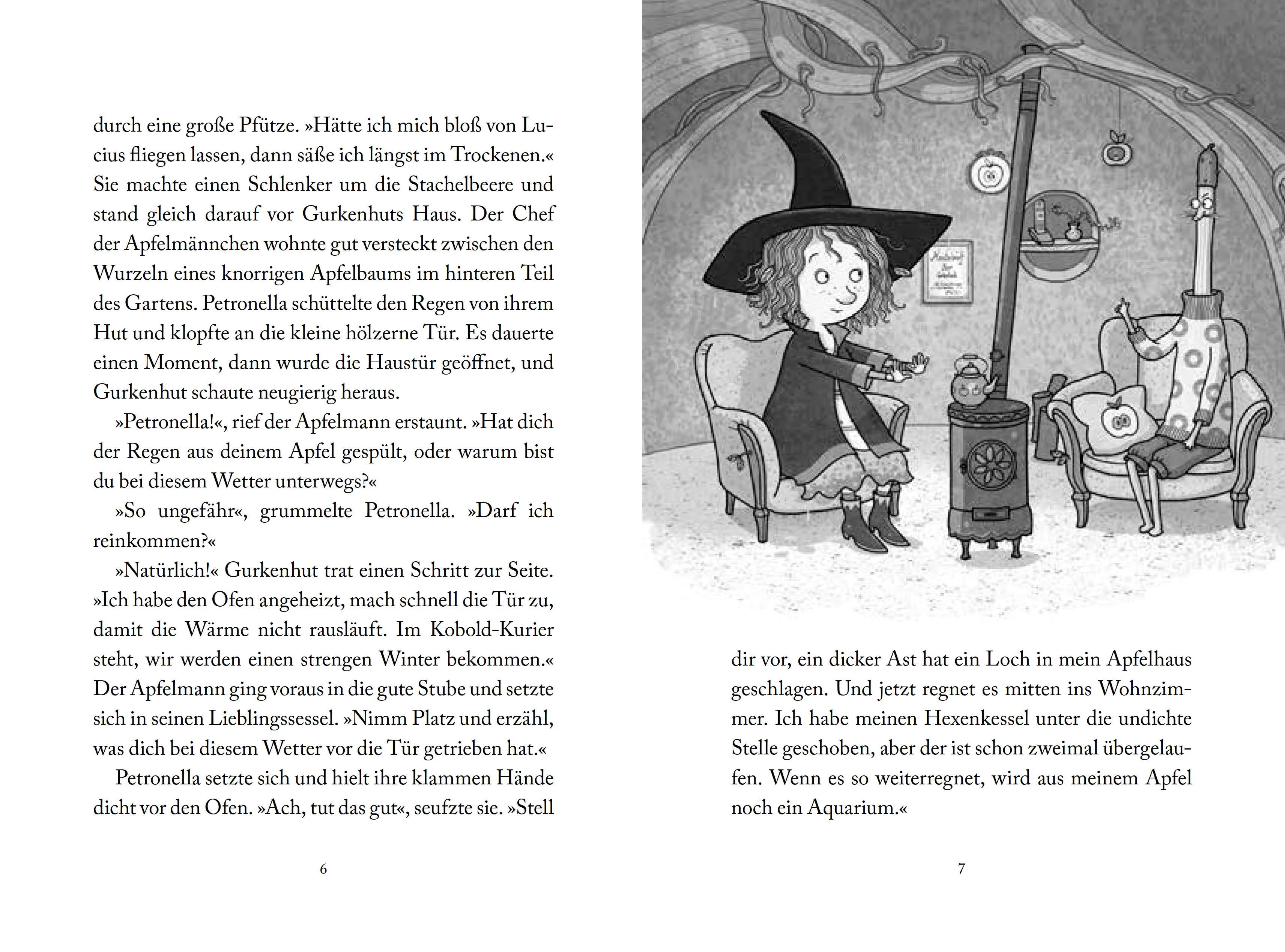 Produktansicht: Petronella Apfelmus - Hexenbuch und Schnüffelnase (Gebundene Ausgabe)
