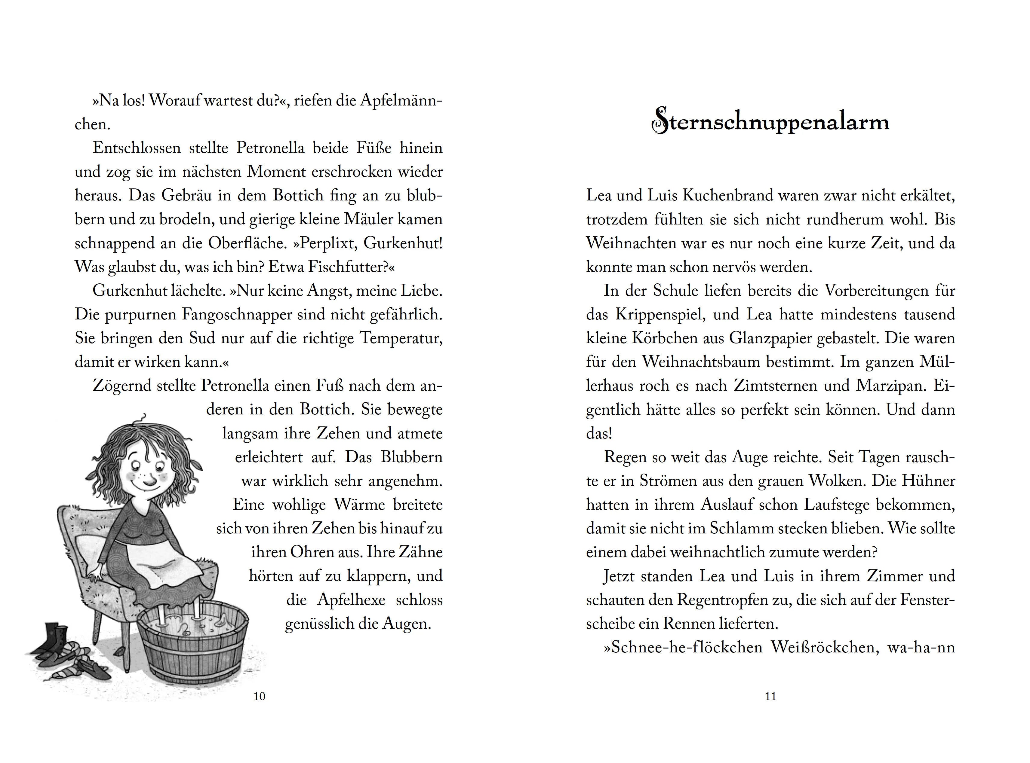 Produktansicht: Petronella Apfelmus - Schneeballschlacht und Wichtelstreiche (Gebundene Ausgabe)