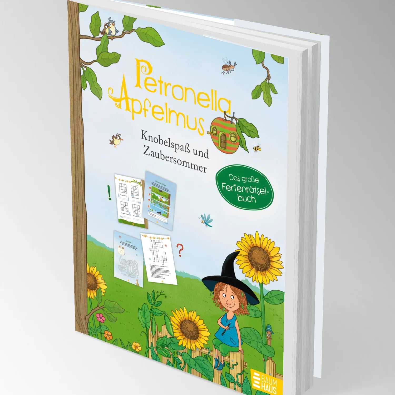 Produktansicht: Petronella Apfelmus - Knobelspaß & Zaubersommer. Das große Ferien-Rätselbuch (Paperback)