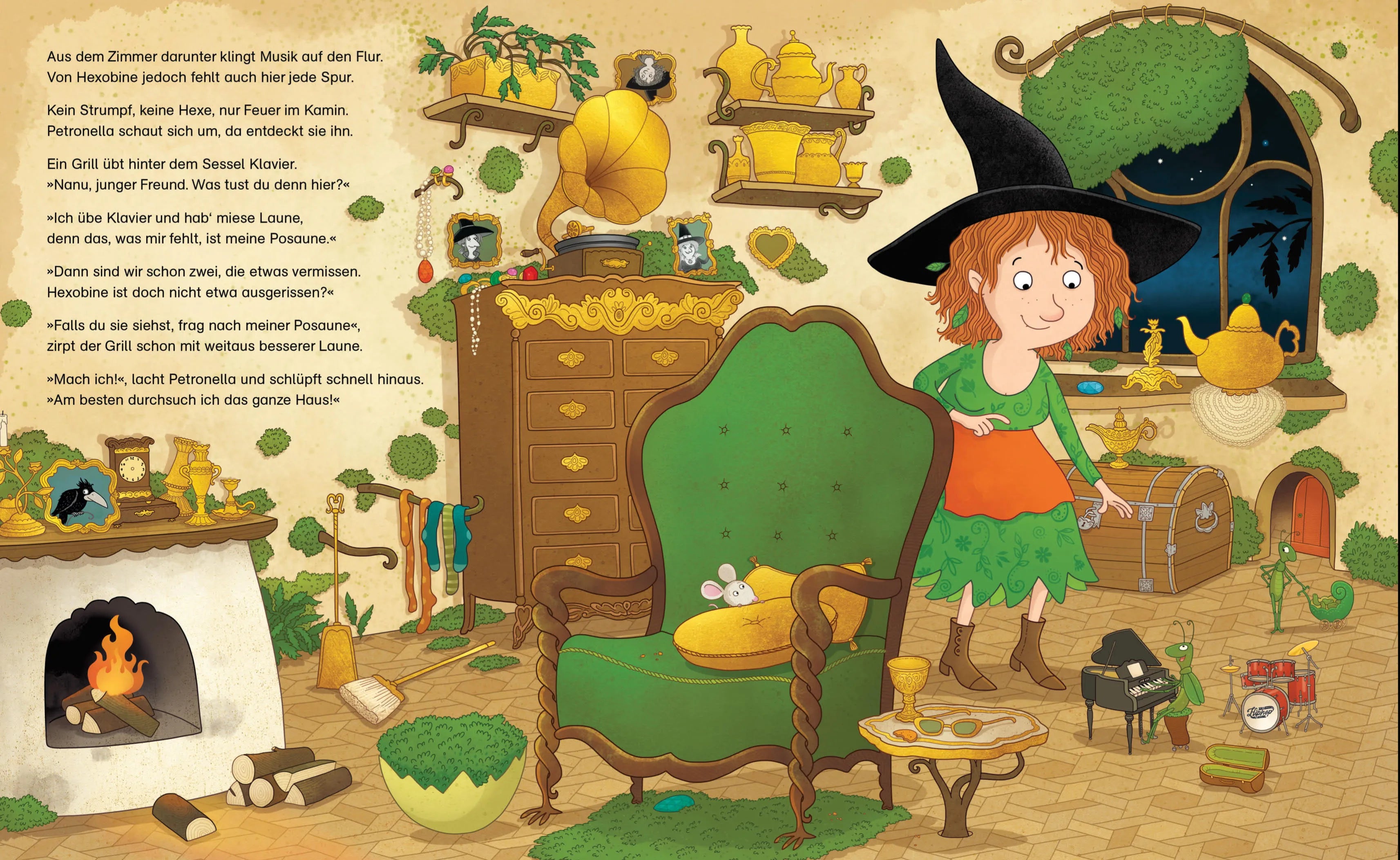Produktansicht: Petronella Apfelmus - Oh weh, oh Schreck, der Strumpf ist weg! (Gebundene Ausgabe)