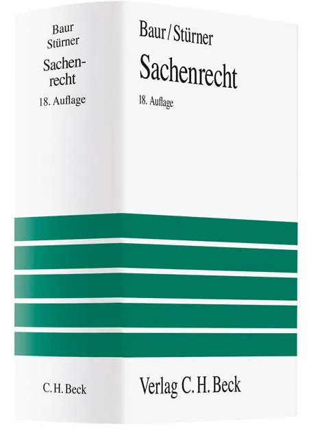 Buchcover von 'Sachenrecht' - Gebundene Ausgabe von Fritz Baur