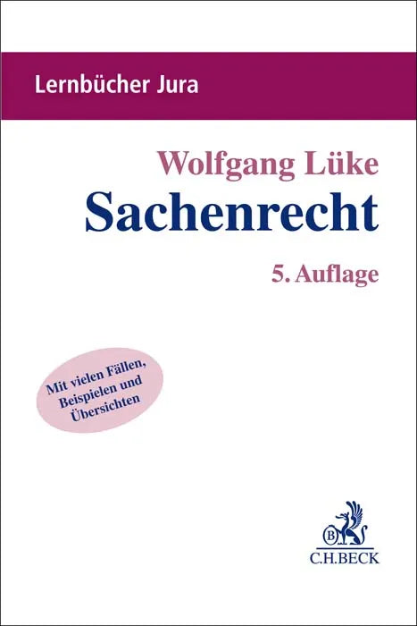 Buchcover von 'Sachenrecht' - Taschenbuch von Wolfgang Lüke