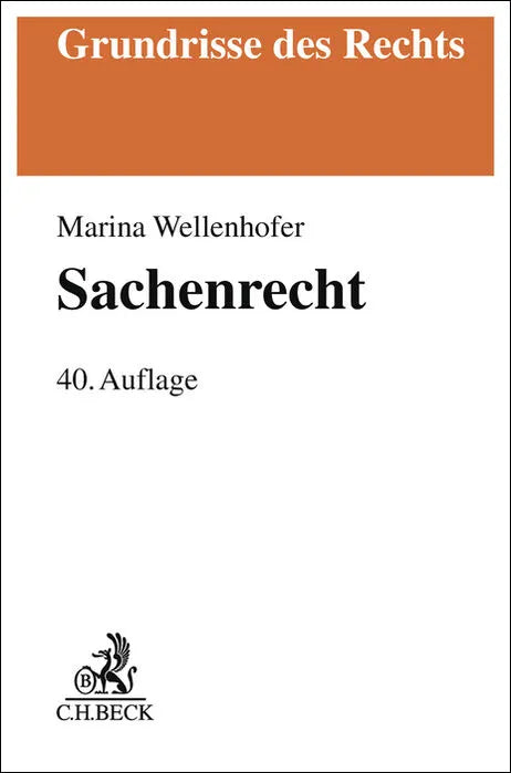 Cover: Sachenrecht (Taschenbuch) von Manfred Wolf