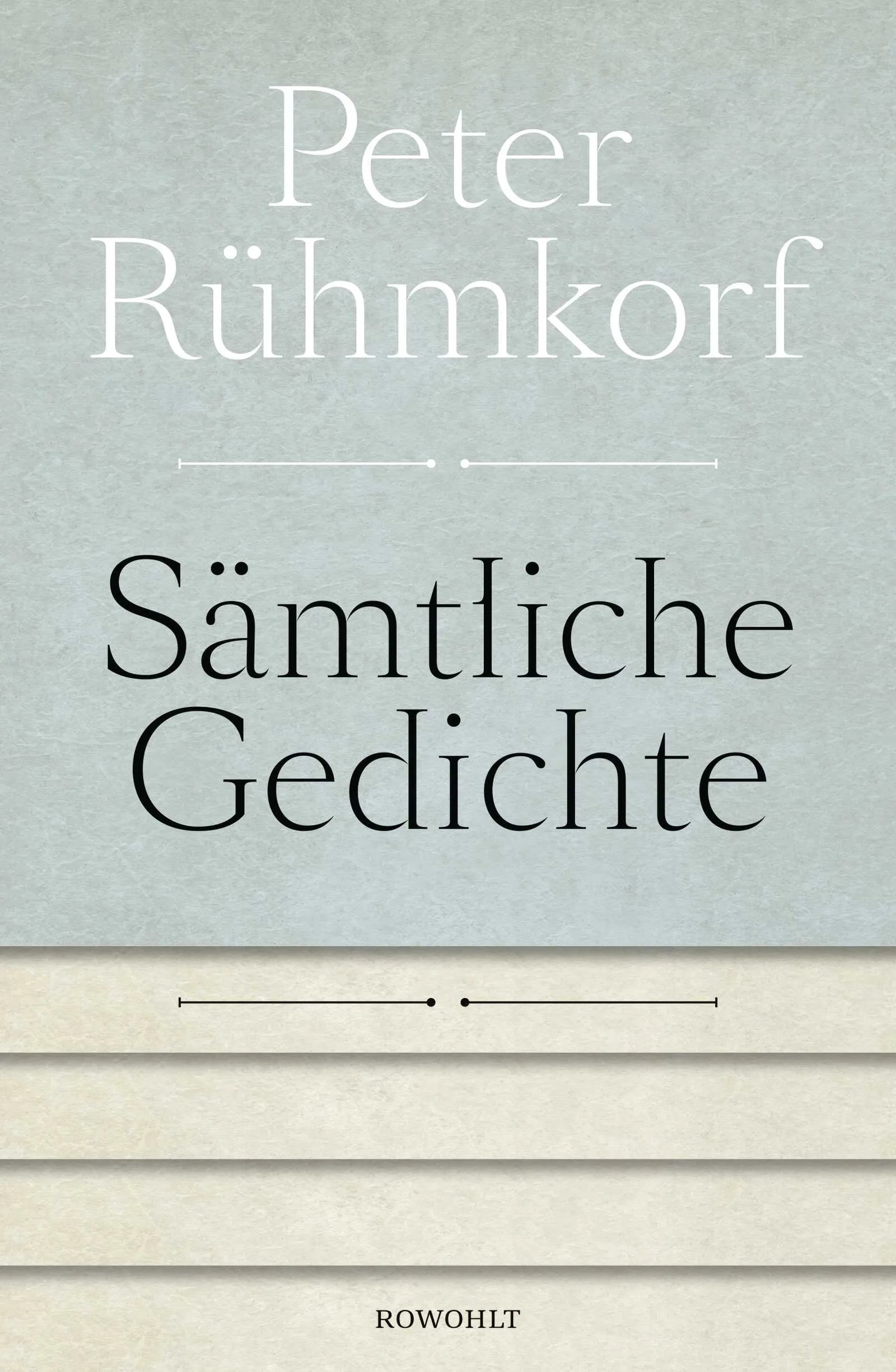 Buchcover von 'Sämtliche Gedichte 1956 - 2008' - Gebundene Ausgabe von Peter Rühmkorf